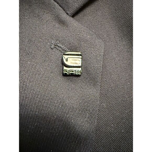 G-Star Raw Men's Black Notched Lapel Two-Button Lined Blazer Size XL - Picture 6 of 12